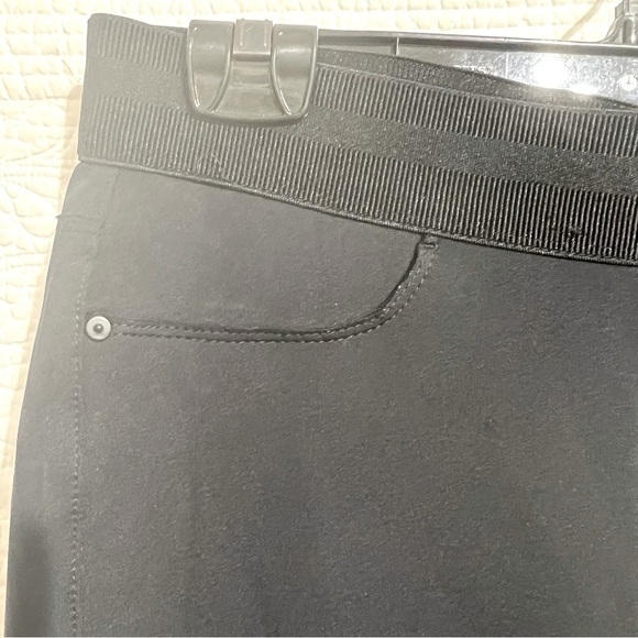 CAMBIO Black Leggings with Zippered Hems, Size 40/ 12/Large -#278 - Picture 5 of 14